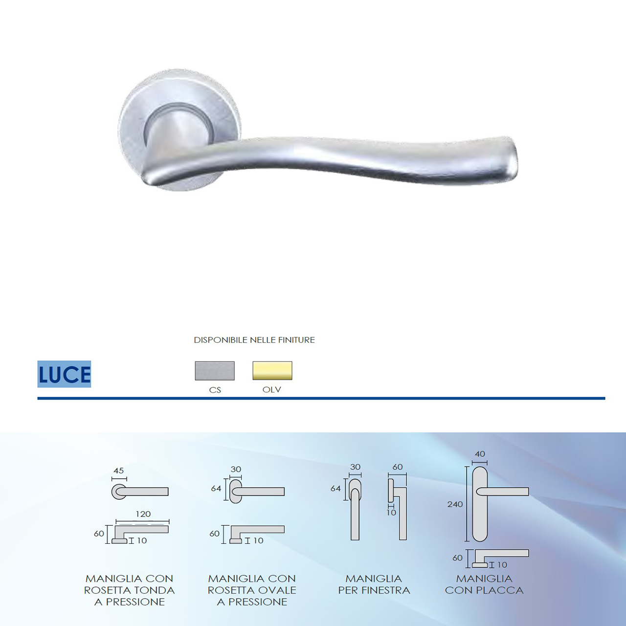 Maniglia LUCE